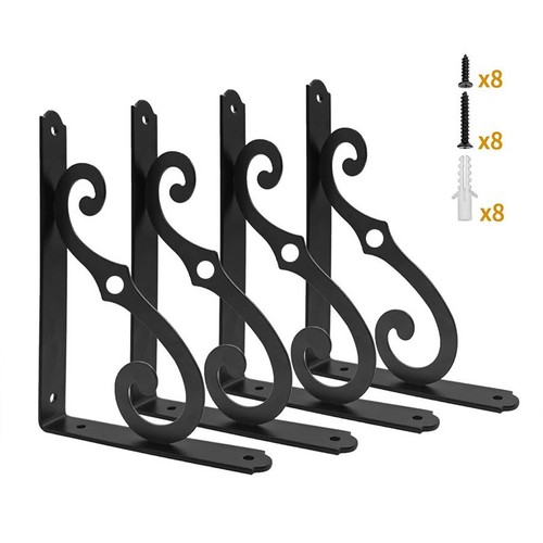 Iron shelf bracket wall - bracket,