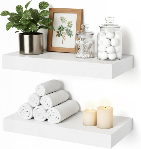 Inch floating shelves white - 12,