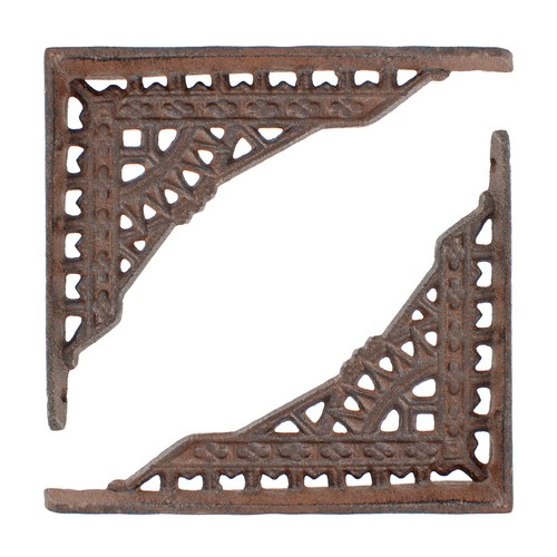 Small lattice shelf brackets - 2,