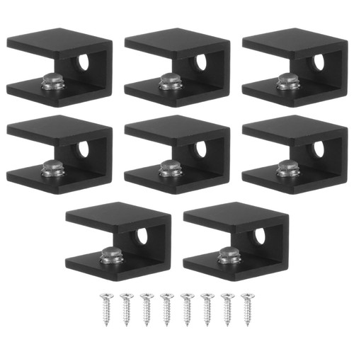 Pack glass shelf - 8-pack, brackets