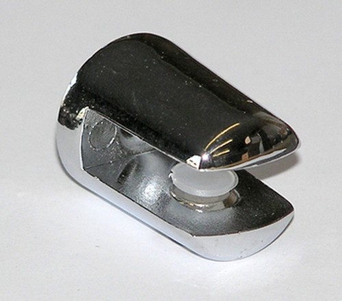 Small chrome shelf bracket - chrome,