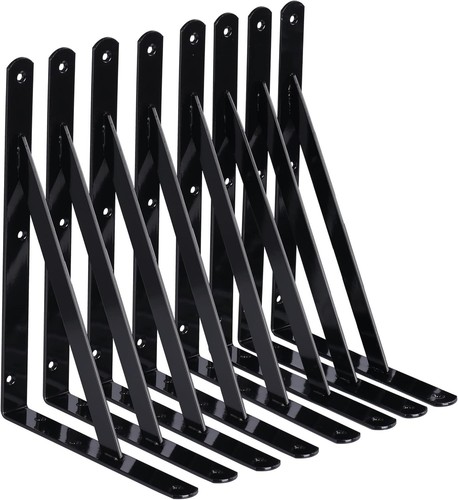 Pack inch shelf brackets - 8-pack,
