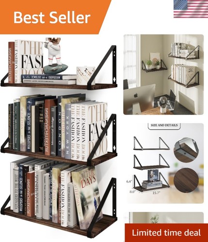 Sturdy rustic wall shelves - sturdy,
