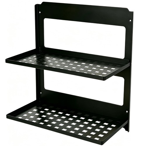 2tier folding metal shelf wall - 2tier,