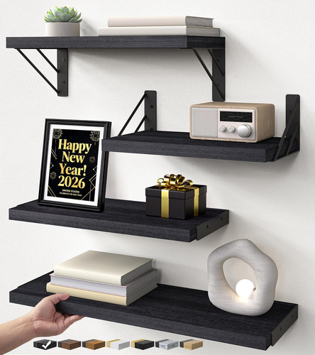 Wall mounted floating - floating, shelves