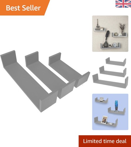 Modern shaped white floating - u-shaped,