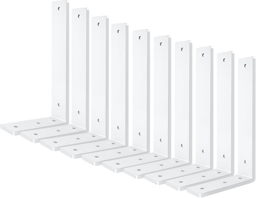 White floating shelf bracket - floating,