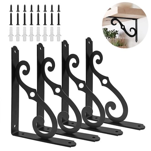 Iron shelf bracket wall - iron,