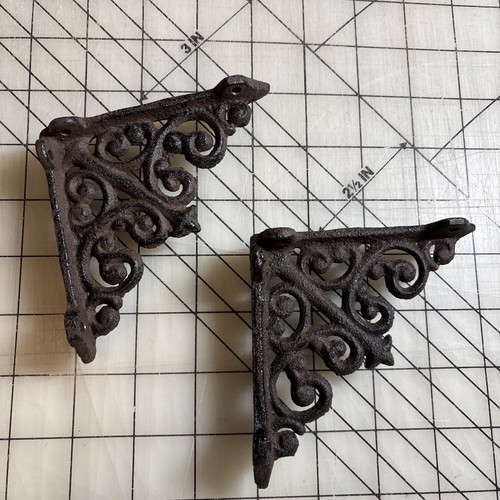 Antique style shelf braces - antique,