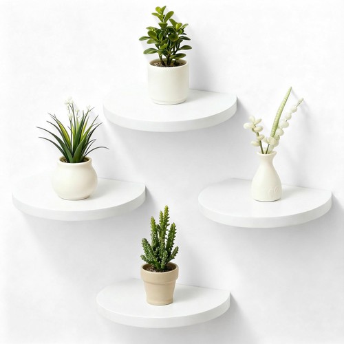 Pcs white inch round - 4,