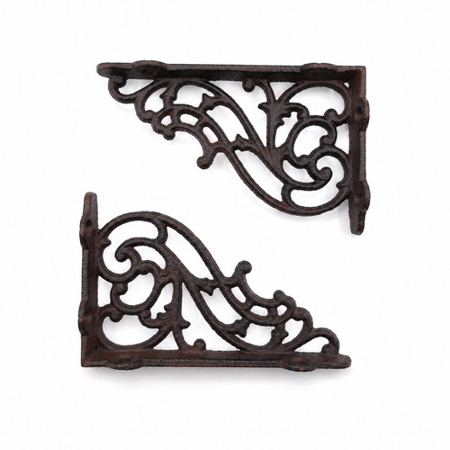 Cast iron shelf - cast, brackets