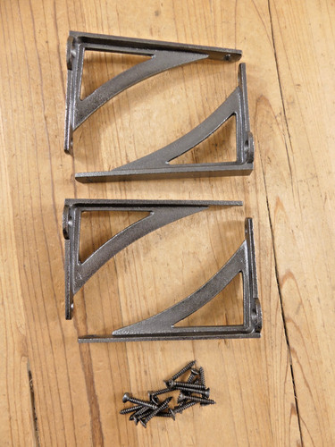 Cast iron angle brackets - 4,
